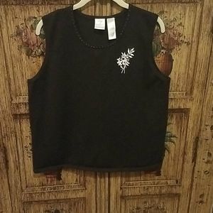 Sleeveless Knit Sweater